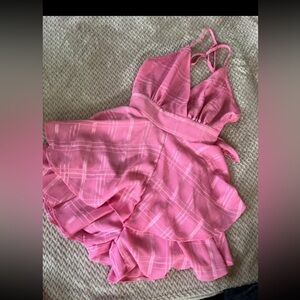 Pink romper! Size Small!